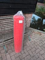 2x rol oranje Afzetgaas / Omheiningsnet - 1m x 50m - Nieuw, Ophalen, Nieuw, 20 meter of meer