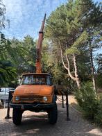 Unimog 406 met kraan., Ophalen of Verzenden