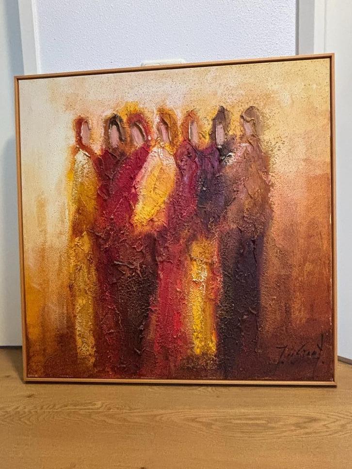 Origineel schilderij van Jochem de Graaf, Antiek en Kunst, Kunst | Schilderijen | Abstract, Ophalen