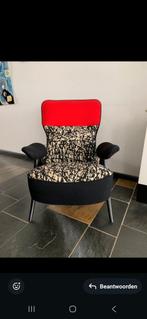Artifort Hairpin lounge fauteuil, Ophalen, Gebruikt, 75 tot 100 cm, Stof