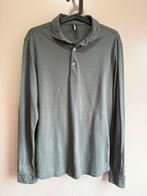 Profuomo Groene heren polo shirt lange mouw | maat M, Kleding | Heren, Overhemden, Groen, Halswijdte 39/40 (M), Ophalen of Verzenden