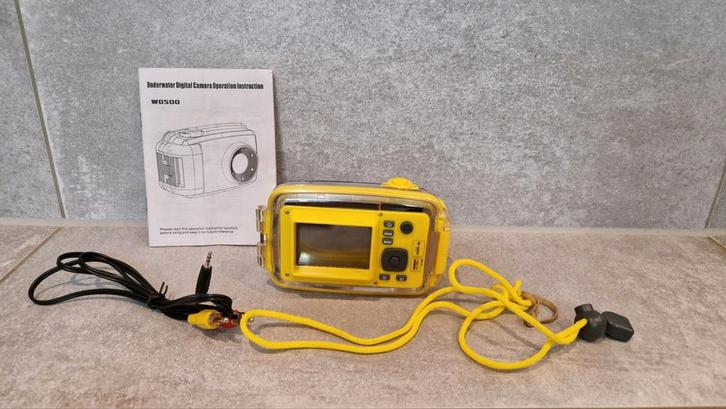 Onderwatercamera WD500, Audio, Tv en Foto, Fotografie | Onderwatercamera's, Ophalen of Verzenden