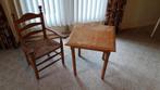 Antiek kindertafeltje en -stoeltje, Kinderen en Baby's, Kinderkamer | Tafels en Stoelen, Ophalen, Gebruikt, Tafel(s) en Stoel(en)