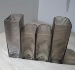 Vazen, Overige kleuren, Ophalen of Verzenden, Minder dan 50 cm, Glas