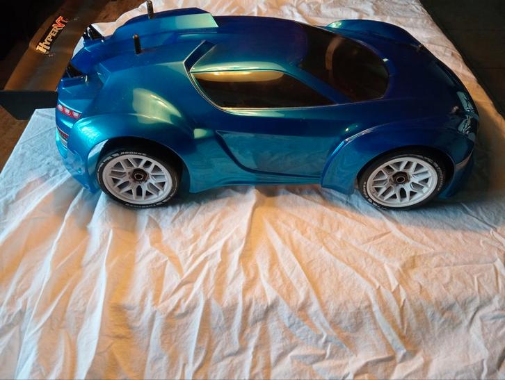 Hobao Hyper VTE 1/8, Hobby en Vrije tijd, Modelbouw | Auto's en Voertuigen, Gebruikt, Auto, Groter dan 1:32, Overige merken, Ophalen of Verzenden