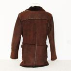 Mooie Lammy Heren Jas* 100% Schapen Leer (Maat 48) € 175,-, Kleding | Heren, Jassen | Winter, Bruin, Maat 48/50 (M), Vintage, Ophalen of Verzenden