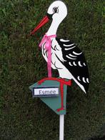 Geboorte ooievaar huur goedkoopst! grootste keuze geen borg., Ophalen, Nieuw, Geboortebord