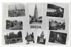 AK Breda - Groeten uit.......Stadsgezichten, Verzamelen, 1940 tot 1960, Ongelopen, Noord-Brabant, Verzenden