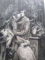 Gravure circus dierentemmer Jan Dolichau 1872 H Schaumann, Ophalen