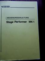 WERSI STAGE PERFORMER MK1 synthesizer handleiding - duits, Muziek en Instrumenten, Instrumenten | Toebehoren, Ophalen of Verzenden