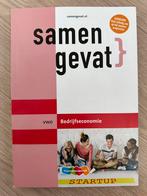 Nieuw samengevat van examenbundel vwo bedrijfseconomie, Boeken, Schoolboeken, VWO, Ophalen of Verzenden, Bedrijfseconomie of M&O