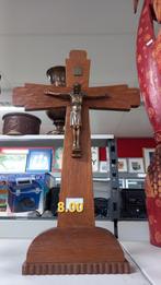 Houten Kruisbeeld Christus, Antiek en Kunst, Antiek | Religie, Ophalen of Verzenden