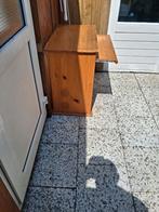 Houten bureau te koop, Ophalen, Gebruikt