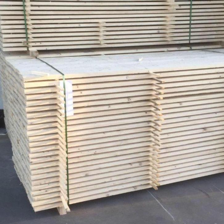 Fijnbezaagde steigerplanken steigerhout (30x200mm), Tuin en Terras, Palen, Balken en Planken, Nieuw, Planken, 250 cm of meer, Hardhout