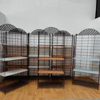 Partij Vintage rekken, ijzeren wandrekken winkelrekken, Valkenswaard, Gebruikt, Info@flashbackfurniture.nl, Flashback Furniture