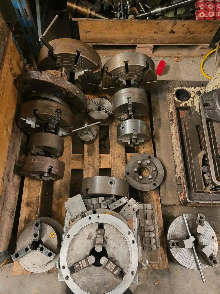 Partij klauwplaten NIEUW, Doe-het-zelf en Verbouw, Draaibanken, Zo goed als nieuw, Metaaldraaibank, Minder dan 500 mm, Ophalen of Verzenden