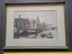Pentekening uit 1948 van de Kolk, Delfshaven, Antiek en Kunst, Ophalen