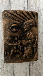 Gips wand schilderij, Ophalen of Verzenden, Zo goed als nieuw, Schilderij, 75 cm of meer