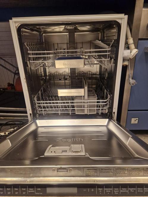 Siemens SN657X01PN vaatwasser, Witgoed en Apparatuur, Vaatwasmachines, Gebruikt, Inbouw, Minder dan 85 cm, 45 tot 60 cm, Minder dan 10 liter