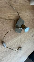 Lamp, spotje, goudkleurig., Ophalen of Verzenden, Gebruikt, Metaal of Aluminium, Plafondspot of Wandspot