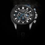 Blauwe/zwarte herenhorloge van Aeromeister, Sieraden, Tassen en Uiterlijk, Horloges | Heren, Overige merken, Staal, Staal, UT