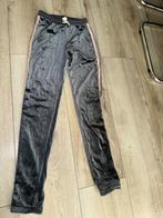 HEMA velours broek grijs roze pants joggingbroek 158 164, Verzenden, Zo goed als nieuw, Meisje, Broek