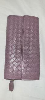 Bottega Veneta Long Wallet Purple, Portomonnee paars, Gebruikt, Ophalen of Verzenden