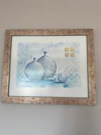 Claudia Ancilotti Gubbio met mooie lijst, 56.5 bij 46.5 cm, Antiek en Kunst, Ophalen of Verzenden
