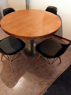 eettafel met stoelen, Ophalen, Gebruikt, Rond, 50 tot 100 cm