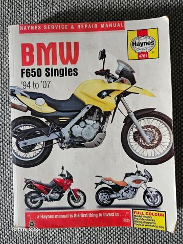 BMW F650 Singles '94 to '07  HAYNES Service nummer 4761 beschikbaar voor biedingen