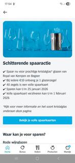 Glazen ah spaarkaarten, Verzamelen, Albert Heijn, Ophalen of Verzenden