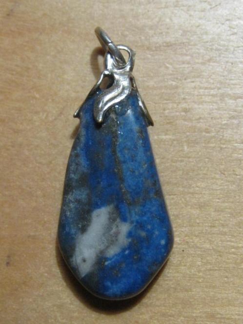 h. 2x aparte edelsteenhanger LAPIS LAZULI (6), Sieraden, Tassen en Uiterlijk, Kettinghangers, Nieuw, Steen of Mineraal, Blauw