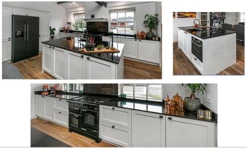 Keuken te koop, Huis en Inrichting, Keuken | Complete keukens, Gebruikt, Overige typen, Wit, Graniet of Steen, Met kookeiland