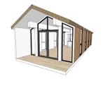 Royale chalet met extra luxe rieten kap, shutters, 70m2, Particulier, Rondzit, Magnetron