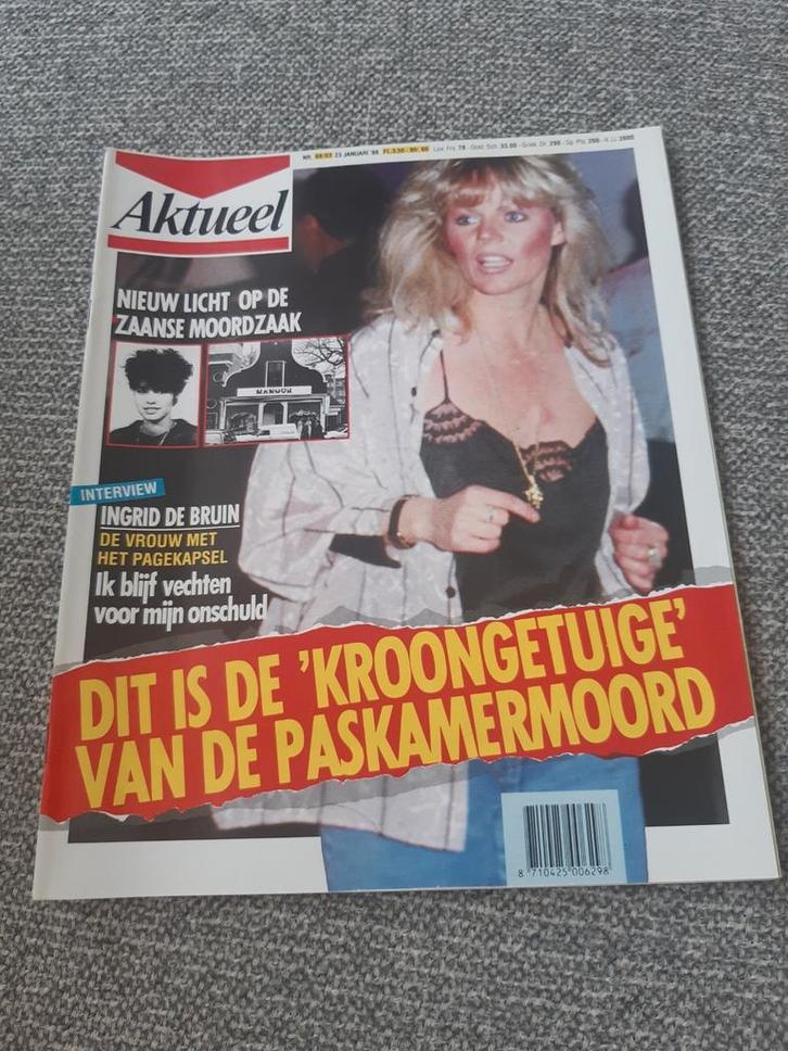 3.Aktueel 1988. Ingrid de Bruin. Thierry Laulin. Paskamermoo, Verzamelen, Tijdschriften, Kranten en Knipsels, Tijdschrift, 1980 tot heden