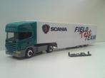 Herpa Scania R144 Field test team Scania. field test, Hobby en Vrije tijd, Modelauto's | 1:87, Ophalen of Verzenden, Bus of Vrachtwagen