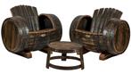 Houten Meubels | Loungesets | Stoelen van houten vaten, Nieuw, Barrel Atelier, Ophalen of Verzenden, Bank