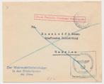 Wehrmachtbefehlshaber Niederlande Den Haag 1941 - WOII, Verzenden, Envelop
