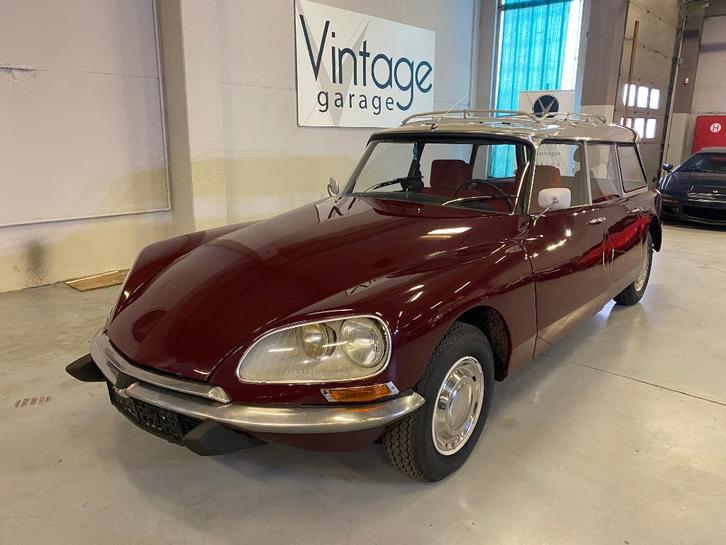 Citroen id 19 break - 1967, Auto's, Citroën, Bedrijf, DS, Benzine, Stationwagon, Handgeschakeld, Rood, Overige kleuren, Stof, Voorwielaandrijving