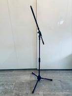 Boston microfoonstatief met hengel zwart, Muziek en Instrumenten, Standaards, Ophalen of Verzenden, Zo goed als nieuw
