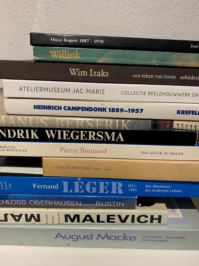 Kunstboeken. 13x, Boeken, Ophalen of Verzenden, Gelezen