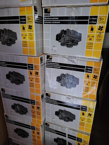 Woonhuisventilator centraal afzuiging Sencys 4x100, 1x125mm beschikbaar voor biedingen