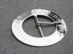 Nwe RVS Buckle Gesp tbv Riem MILITARY EQUIPMENT Rond Zilver, Losse buckle of gesp, Overige kleuren, Verzenden, Nieuw