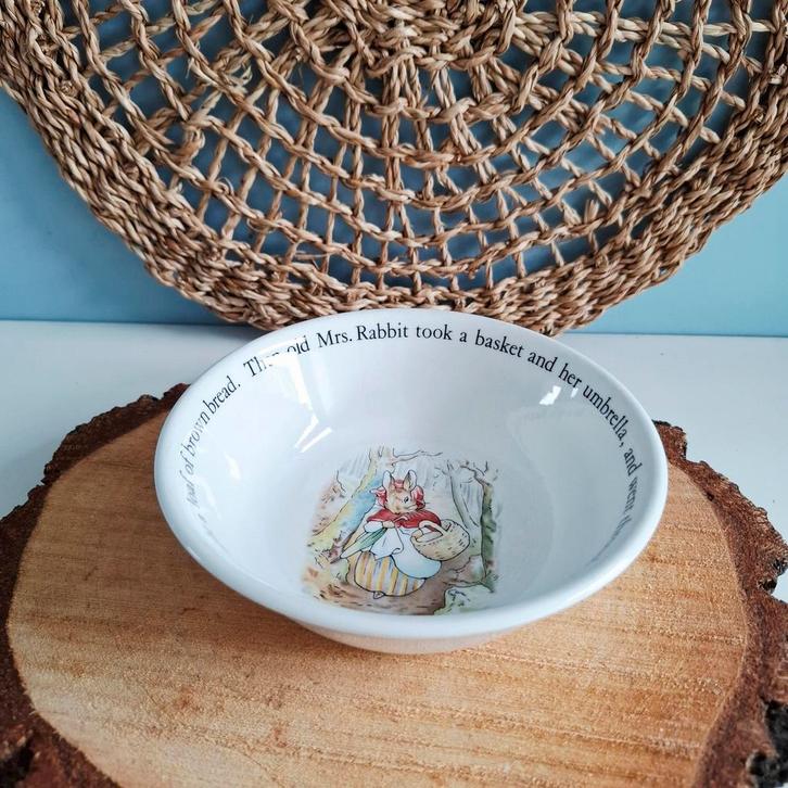 Wedgwood 'Peter Rabbit', mooie kom, Antiek en Kunst, Antiek | Keramiek en Aardewerk, Ophalen of Verzenden