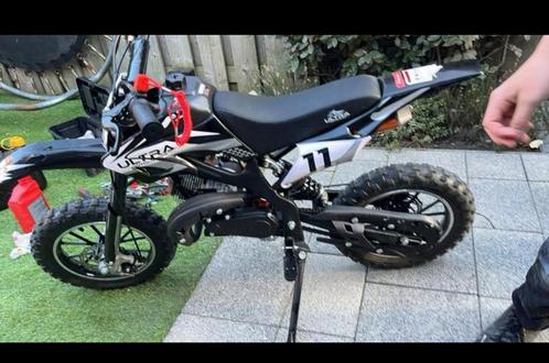 Pidbike ultramotercros 49cc, Fietsen en Brommers, Minibikes, Midibikes en Pitbikes, Zo goed als nieuw, Overige typen, Ophalen