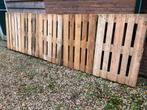 5x euro pallets, Ophalen of Verzenden, Zo goed als nieuw, Hout, Tuinhek
