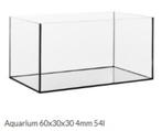 Volglas Aquarium 60x30x30 cm, Dieren en Toebehoren, Vissen | Aquaria en Toebehoren, Ophalen, Nieuw, Leeg aquarium, Nvt