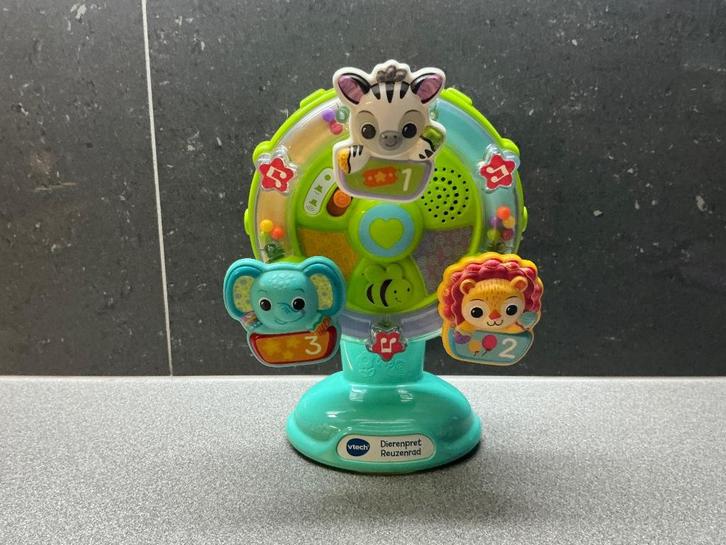 V tech dierenpret reuzenrad 6 euro, Kinderen en Baby's, Speelgoed | Vtech, Zo goed als nieuw, 6 maanden tot 2 jaar, Ophalen of Verzenden