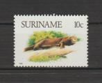 Suriname 1988 Beschermde dieren - otter 10 cent **, Postzegels en Munten, Verzenden, Postfris