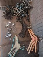 Partij Hangers: Metaal, Hout, Plastic, Ophalen of Verzenden, Hout